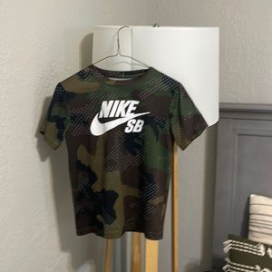 Camo nike shirt